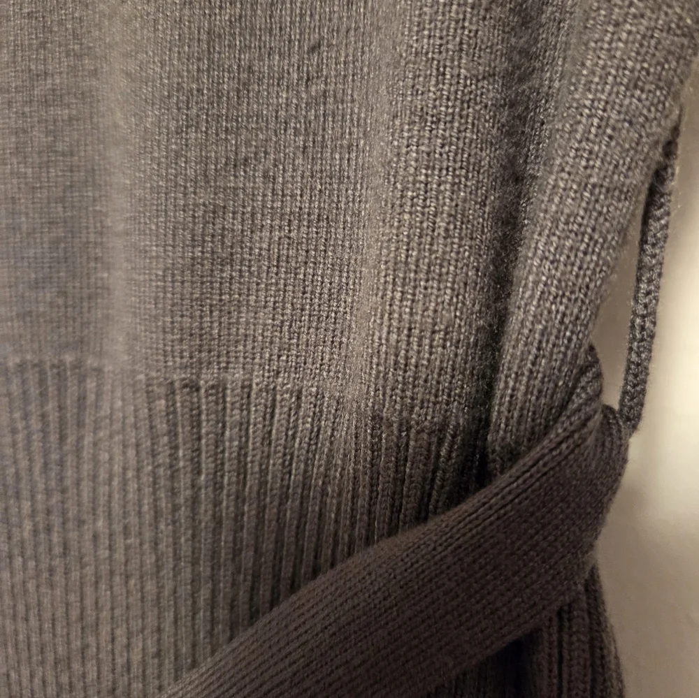 Women's Olive Green Knit Maxi Dress - Picture 3 of 5